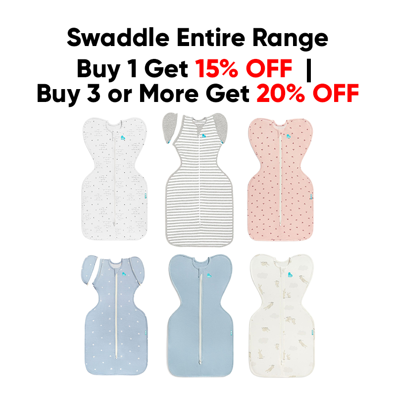 [Exclusive] Love to Dream Swaddle UP Entire Range - 1 Piece @ 15% Off / 3 Piece @ 20% Off